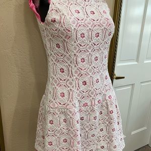 Lace mini dress